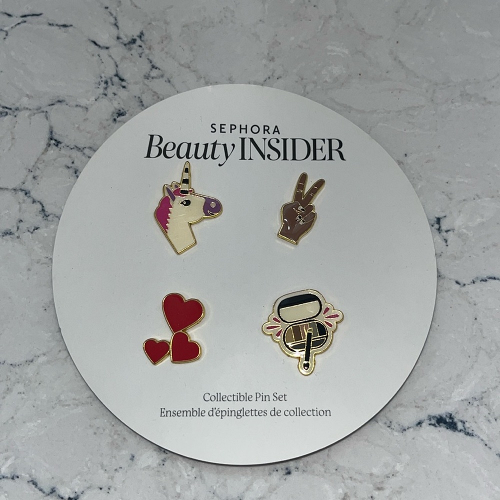 Sephora beauty insider pin set